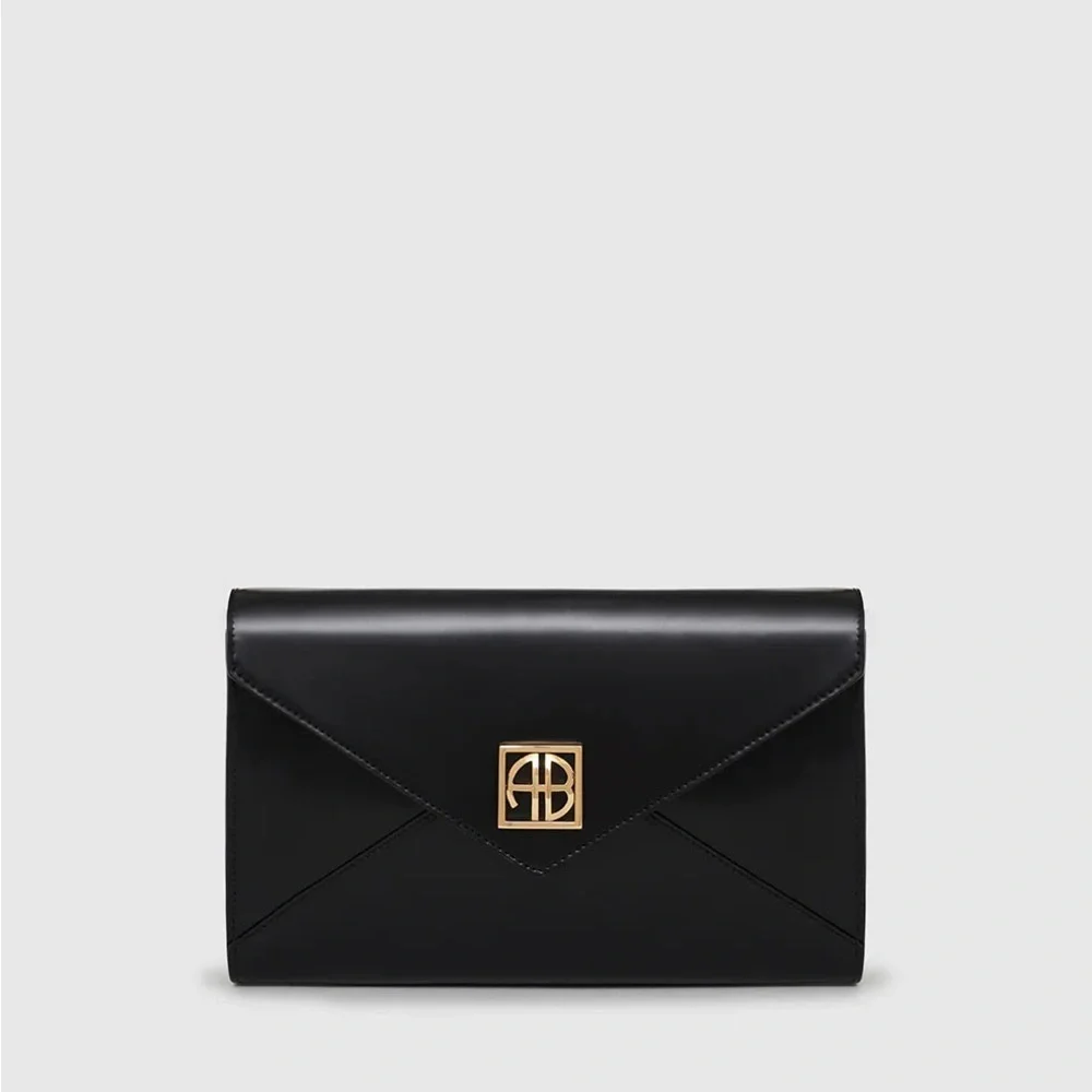 Anine Bing Elly Clutch - High-Shine Black - Picture 4 of 7